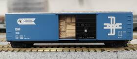 Micro-trains 695140002542 Microtrains 077 00 190 Boston And Maine 50ft Standard Box Car With Crate Load