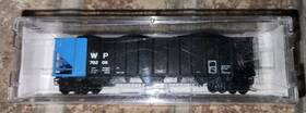 70206 Micro-trains 695140003525 N Scale Western Pacific 100 Ton 3 Bay Hopper With Coal Load Rd#