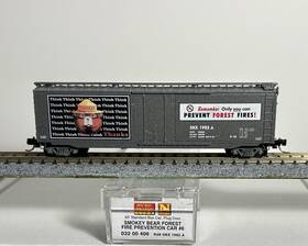 Micro-trains 695140017102 N Scale #032 00 406 Smokey Bear Forest Fire Prevention Box Car #6