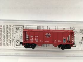 53100032 Micro-trains 695140017973 Z Scale Missouri Kansas Texas Covered Hopper Bkty #1308