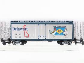 02100414 Micro-trains 695140019557 N Scale Mtl De Delaware Sate 40ft Plug Door Box Car #1787