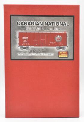 Micro-trains 695140022304 N-scale Canadian National Box Car Four Runner Pack