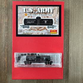 Micro-trains 695140040452 N Scale Micro-train Us Army Tank Car Runner Pack #70 Plus 1 Additional