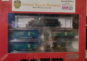 Micro-trains 695140050109 Mtl 993 21 010 N Scale Special Edition Indian Valley Brewer Tabletop Train Set