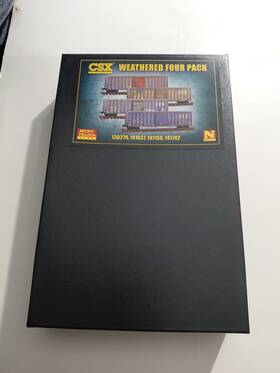 Micro-trains 695140077434 N Scale Csx Weathered Four-pack