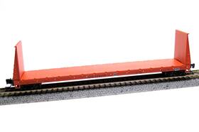 Micro-trains 695140077588 Icg 60ft Bulkhead Flat Car Weathered #527 00 212 Z Scale