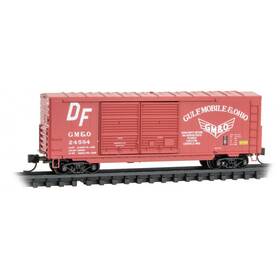 Micro-trains 695140080502 Gulf Mobile And Ohio 40ft Double Door Boxcar Mtl #068 00 530 N Scale