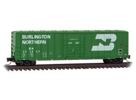 Micro-trains 695140081028 Z Scale Burlington Northern 50ft Rib Side Box Car Mtl #511 00 124