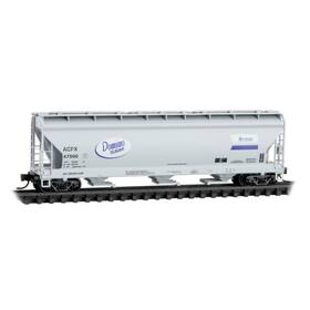 47500 Micro Trains 695140089253 N Scale Center Flow Covered Hopper Domino Sugar Acfx #47500