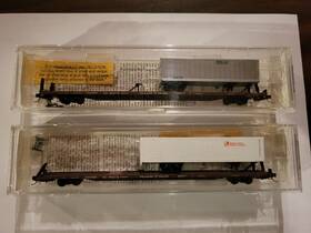 71013 Micro-trains 71015 Microtrains Mtl N Scale 89ft Trailer Train Vt Railway Western Pacific