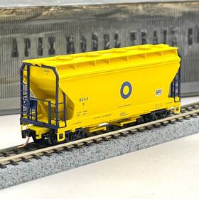 Bcax5 Micro-trains 92140 N Scale Blue Circle Cement 2 Bay Acf Center Flow Hopper