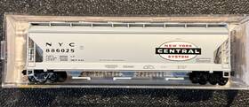 93030 Micro-trains N Scale Nyc 2 Bay Acf Centerflow Hopper With Round Hatches -nib