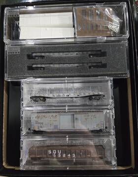 93302200 Micro-trains N Scale Norfolk Southern Maintenance Of Way Set Weathered #93302200