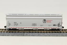 94140 Micro-trains N Scale 3-bay Acf Covered Hopper Canadian Pacific Soo Line Cp