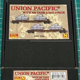 983-02-263 Micro-trains New N-scale Mt Up Flats With Tanks 69.95 Make Offer Some Assembly