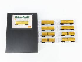 99300809 Micro-trains N Scale Mtl Up Union Pacific Stock Car 8-car Runner Pack