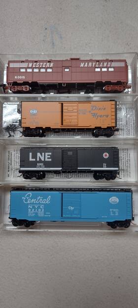K-3015 Micro-trains N Scale Freight Car Lot Multicolor Western Maryland C&ei Lne Nyc