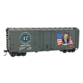 3100-001 Micro-trains Line Ho Donald J. Trump 47th President Presidential Boxcar Kit 3100-001 Micro-trains Line Ho Donald J. Trump 47th President Presidential Boxcar Kit