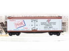 49520 Micro-trains Line N Mtl Nwx Priebe Poultry And Eggs 40ft Wood Reefer #8607