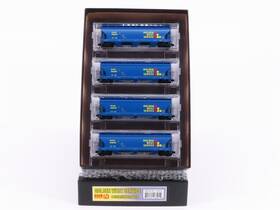 98300199 Micro-trains Line 695140081950 N Mtl Gvsr Golden West Svc 3-bay Covered Hoppers 4-pack