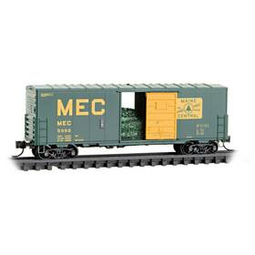 02400580 Micro-trains Line 695140087730 N Maine Central Mec 40ft Box Car Christmas Tree Load
