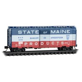 02000497 Micro-trains Line 695140089291 N Bangor And Aroostook State Of Maine Bar 40ft Boxcar Freight