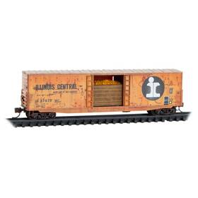 18044530 Micro-trains Line 695140089604 N Illinois Central Ic Weathered 50ft Boxcar Onion Load