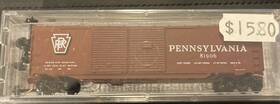 82023 Micro-trains Line 78010 N Mtl Prr Pennsylvania 50ft Double Door Auto Box Car #82023
