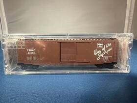 21383 Micro-trains Line 78090 N Scale 31320 Cb&q Burlington Route 50ft Auto Box Car #21383