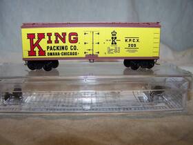 95140-03556 Micro-trains Line Mtl N-scale 40ft Wood Reefer King Packing Co. Rtr