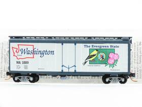 02100393 Micro-trains Line Mtl N Scale Wa Washington 40ft Standard Boxcar #1889