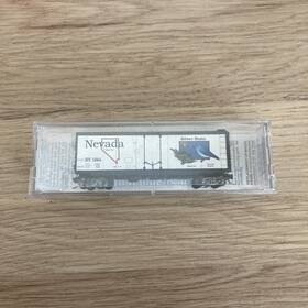 02100407 Micro-trains Line Mtl N Scale Nevada State Car 40ft Sd Boxcar 1864 C16490