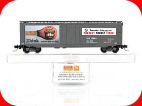 03200405 Micro-trains Line Mtl N Scale Smokey Bear Fire Prevention Car 5 Sbx 1983a -