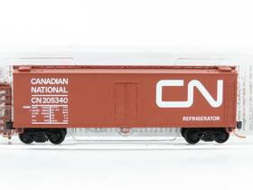 04700160 Micro-trains Line Mtl N Scale Cn Canadian National 40ft Wood Reefer #205340