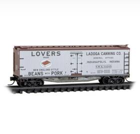 Micro-trains Line Mtl 04900990 Micro-trains N-scale 40ft Double-sheathed Wood Reefer Ladoga Canning #14245