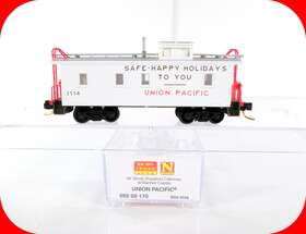 05000170 Micro-trains Line Mtl N Scale Union Pacific Safe-happy Holidays Caboose #2558 -micro