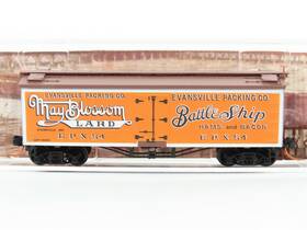 05800140 Micro-trains Line Mtl N Scale Epx Evansville Packing Co. 36ft Wood Reefer #54