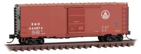 07300290 Micro-trains Line Mtl N-scale 40ft Sd Box Car Baltimore And Ohio/b&o Capitol #464874