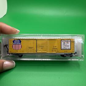 07600502 Micro-trains Line Mtl N-scale 50ft Standard Box Car Union Pacific #168086
