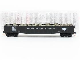 105100 Micro-trains Line Mtl N Scale Th&b 50ft Steel Side Gondola 2346 With Load