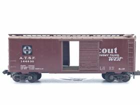 144430 Micro-trains Line Mtl 20050 Read Santa Fe 40ft Box Car Atsf Inch The Scout Train