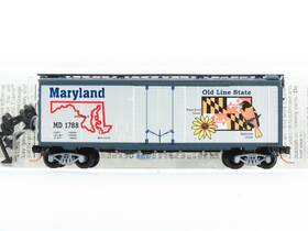 21377 Micro-trains Line Mtl N Md Maryland State 40ft Standard Boxcar #1788 21377 Micro-trains Line Mtl N Md Maryland State 40ft Standard Boxcar #1788
