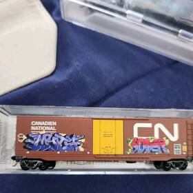 401020 Micro-trains Line Mtl 38340 N Cn Canadian National 50ft Standard Boxcar Plug Dr #401020