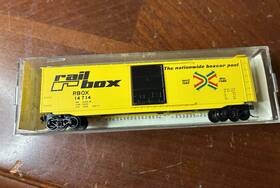 14708 Micro-trains Line Mtl 39020 Railbox 50 Ft Single Door Boxcar Rbox N Scale