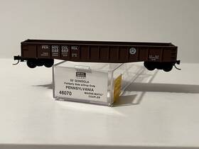 342652 Micro-trains Line Mtl 46070 Pennsylvania Prr Pennsy 50ft Fishbelly Sides Gondola N