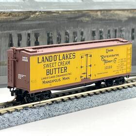 10122 Micro-trains Line Mtl 49460 N Scale Land O Lakes Butter Wood Reefer Urtc