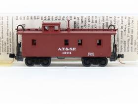50040 Micro-trains Line Mtl N Scale Kadee Atsf Santa Fe Railroad 34ft Caboose #1204