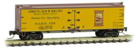 51800770 Micro-trains Line Mtl Z-scale 40ft Wood Reefer Farm-to-ta Ble #7 Dingfelder #109