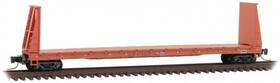 52700211 Micro-trains Line Mtl Z-scale 61ft Bulkhead Flat Car Illinois Central Gulf/icg 978688