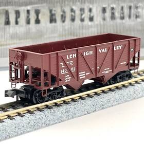14001 Micro-trains Line Mtl 57031 Lehigh Valley 33 Ft 2 Bay Composite Hopper Lv N Scale